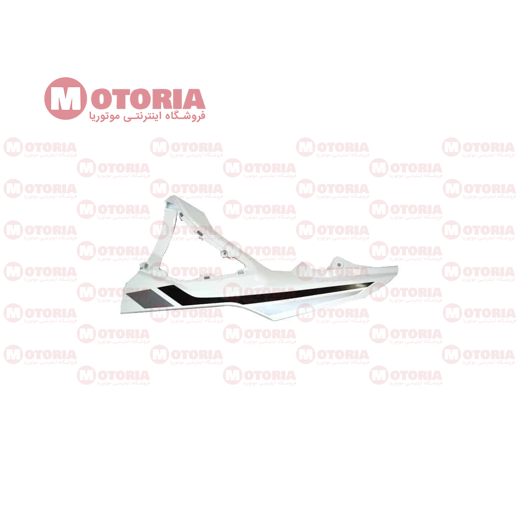فلاپ زیر داشبورد سمت چپ Honda ADV 150 اصلی سفید برچسب مشکی