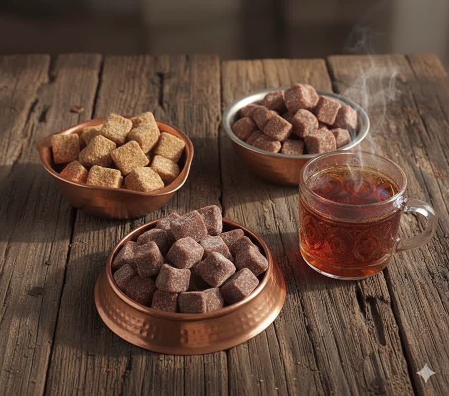 حبه خرما باطعم گل محمدی_ 400 گرمی