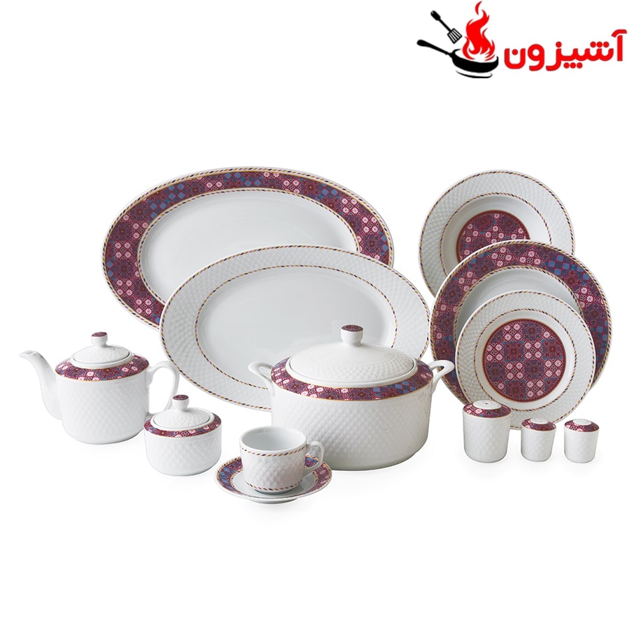 سرویس 102 پارچه 12 نفره طرح توسکانی