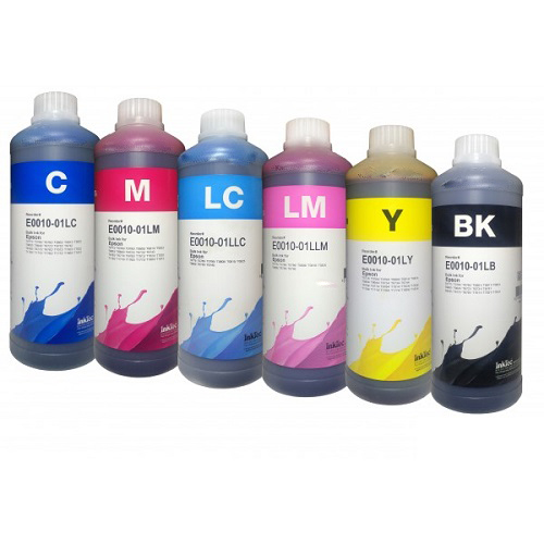 ست جوهر یک لیتری اینکتک پرینتر اپسون InkTec 1Litre set colors Epson
