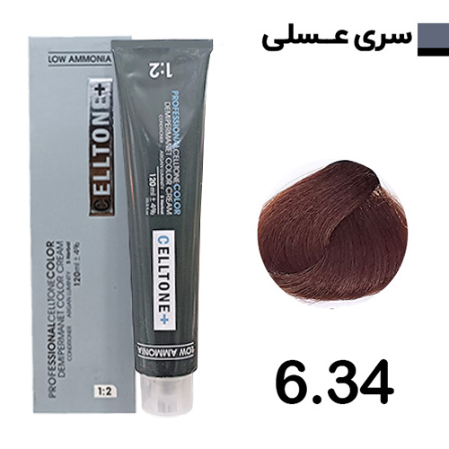رنگ مو بلوند عسلی تیره سلتون پلاس شماره 6.34