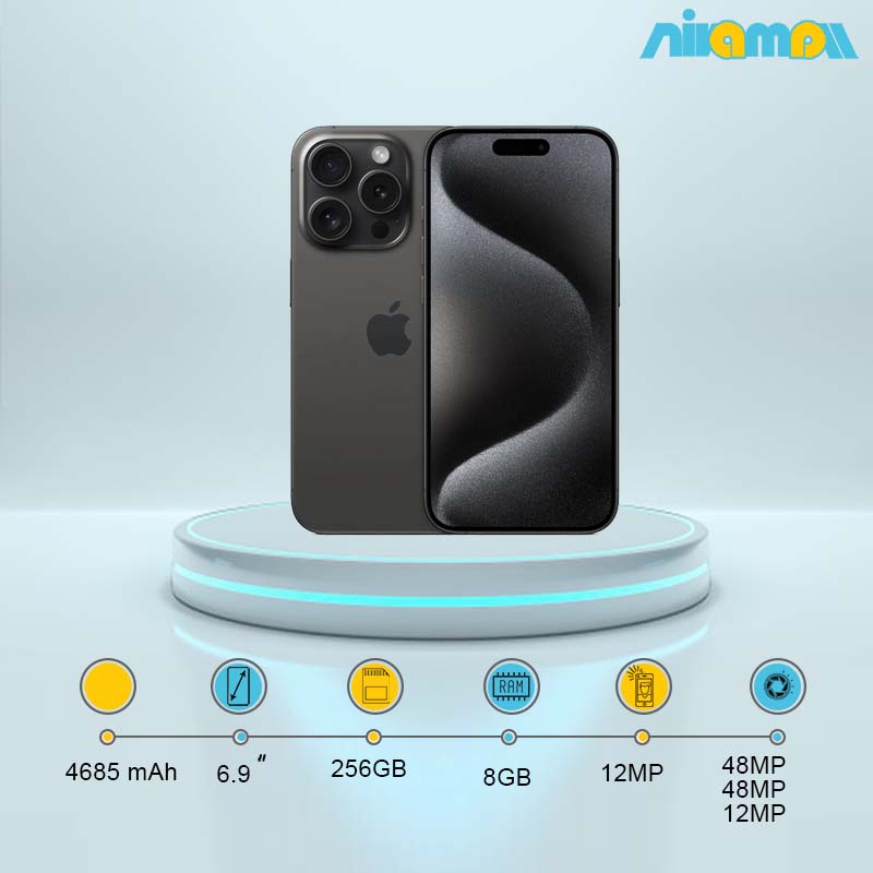 گوشی موبایل اپل مدل iPhone 16 Pro Max دو سیم کارت ظرفیت 256 گیگابایت رم 8 گیگابایت