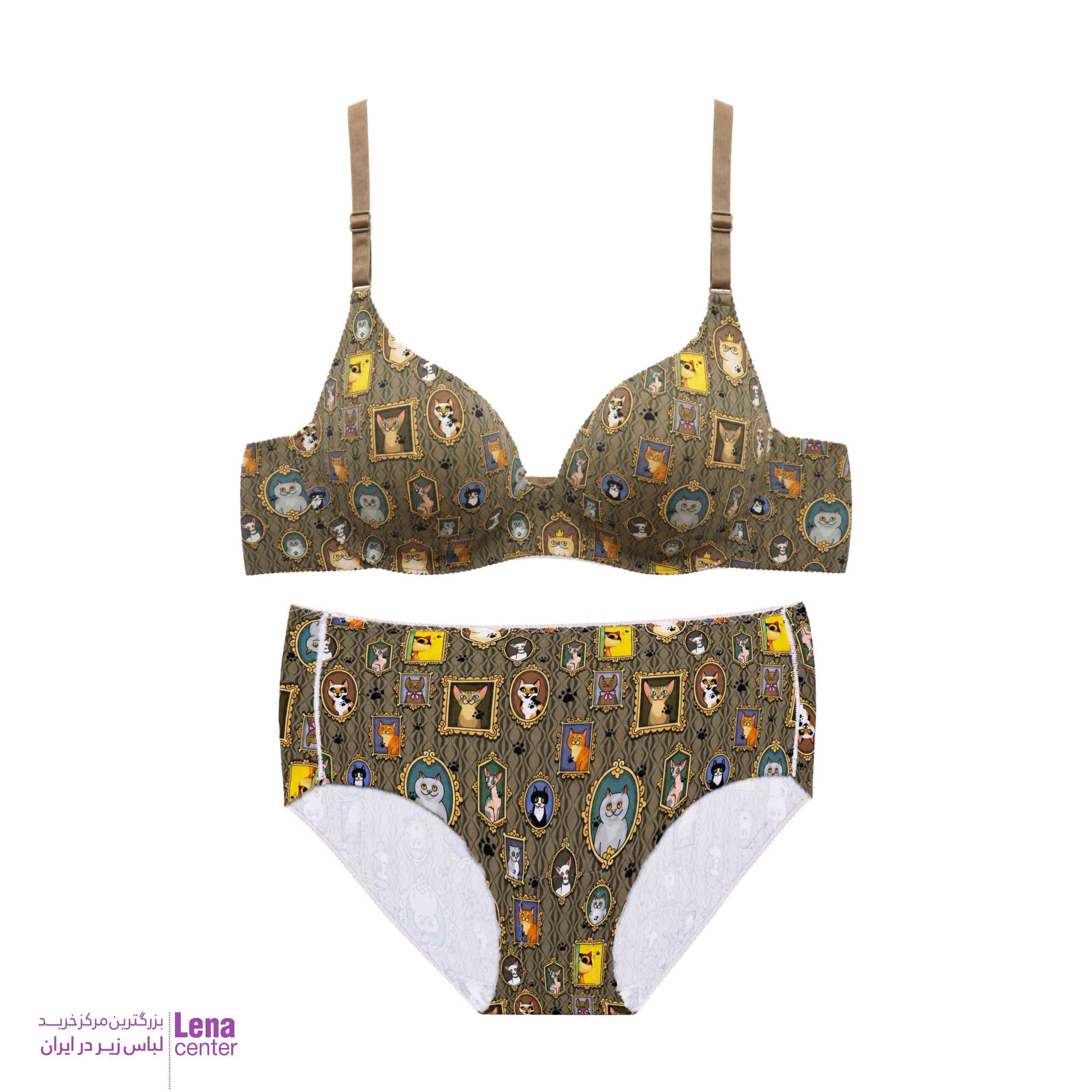 ست شورت و سوتین زنانه لیزری طرح لوسیفر - 85B