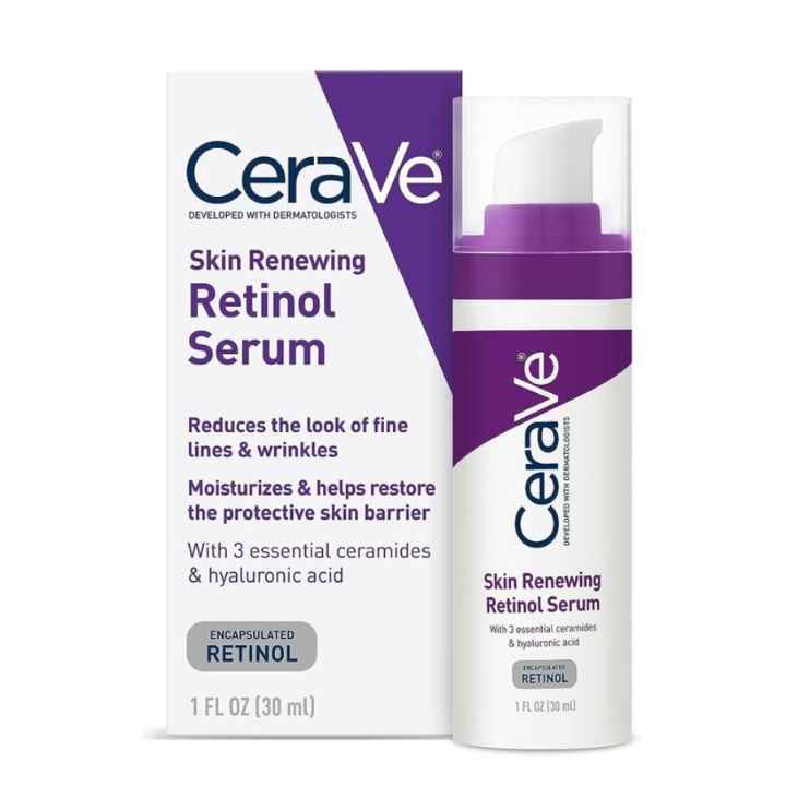 سرم ریتنول و ضد جوش سراوی | CeraVe Resurfacing Retinol Serum برای جای جوش و منافذ پوست