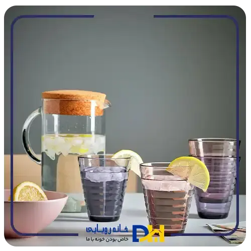 لیوان ۴تایی رنگی ایکیا GLASMAL