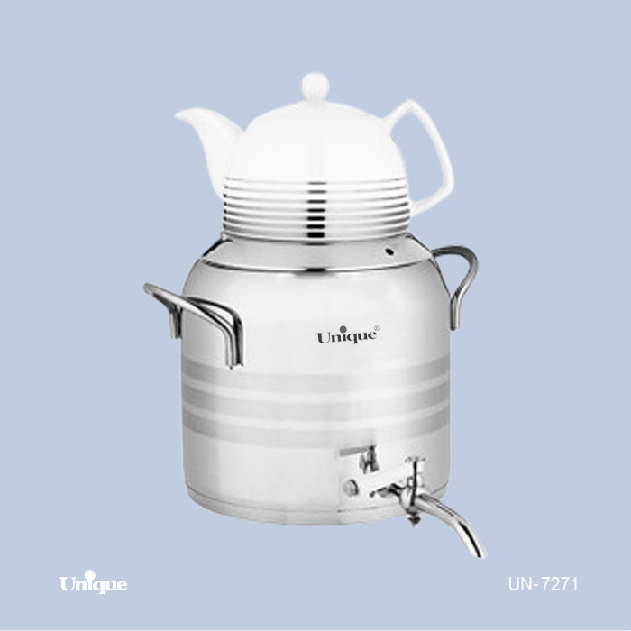 کتری قوری 5.5 لیتر شیردار یونیک 7271
