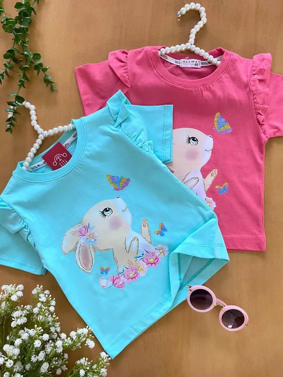 تیشرت خرگوش و پروانه