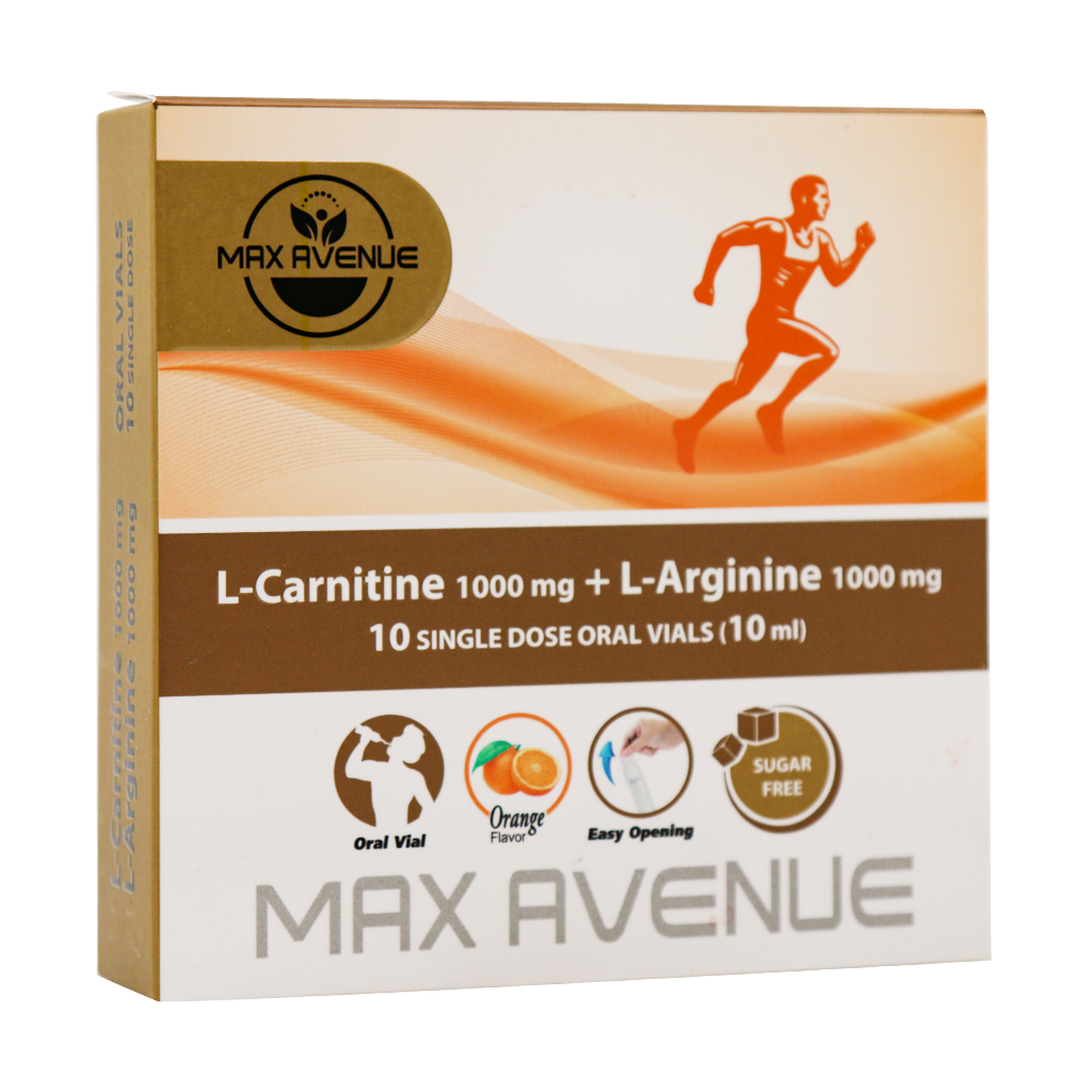 ویال ال کارنیتین و ال آرژنین مکس اونیو 10 عدد