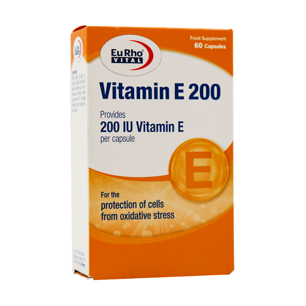 کپسول ویتامین E 200 واحد یوروویتال 60 عدد