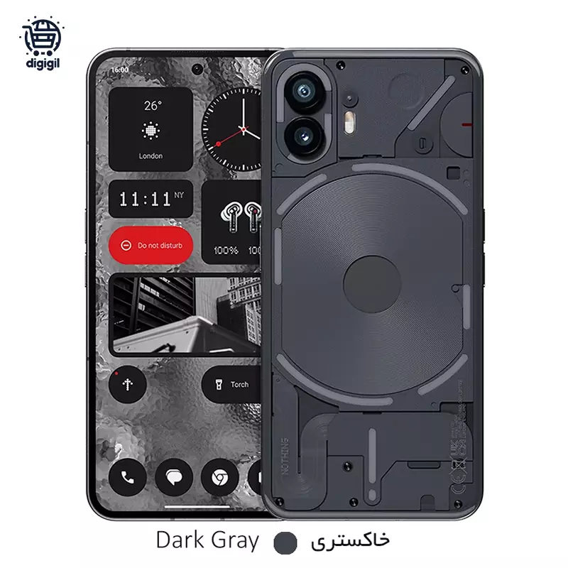 گوشی موبايل ناتینگ مدل Phone 2 5G ظرفیت 256 گیگابایت رم 12 گیگابایت
