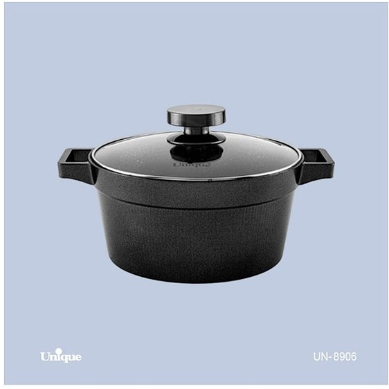 قابلمه چدنی یونیک مدل UN-8906 سایز ۲۴ دیاموند