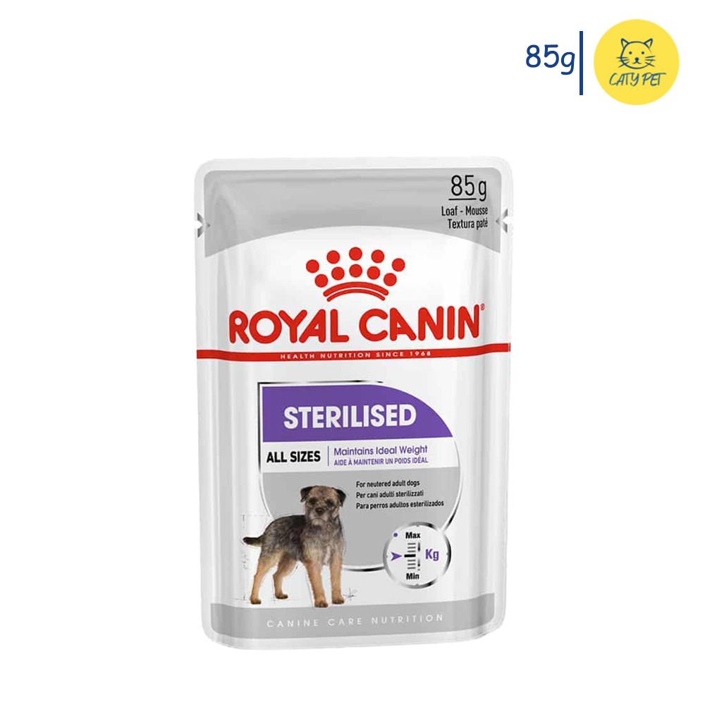 پوچ سگ رویال کنین عقیم شده Sterilised وزن 85 گرم
