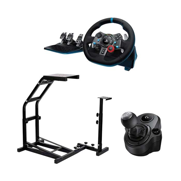 باندل ویژه فرمان G29 + جعبه دنده + پایه Ater R101