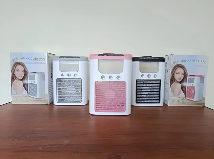 کولر شارژری رومیزی AIR COOLER FAN همراه با مه پاش K918