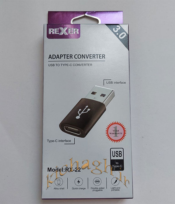 تبدیل USB TO TYPC REXER RX-22