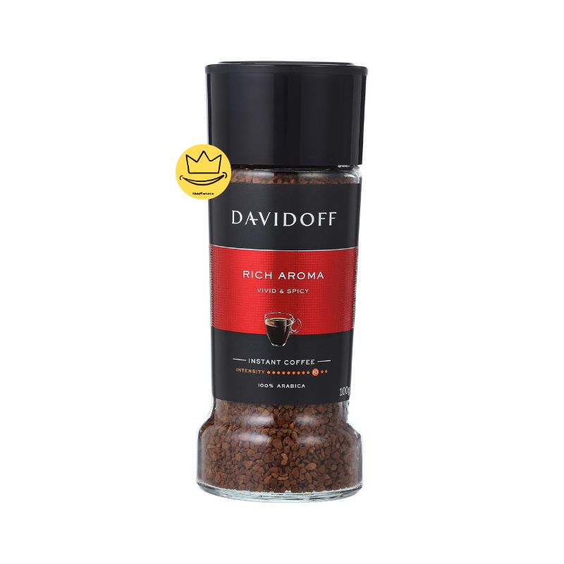 قهوه دیویدوف ریچ آروما شیشه 100 گرمی Davidoff Rich Aroma