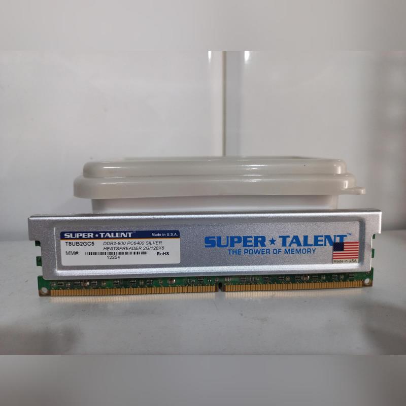 رم 2 گیگ Super-Talent DDR2 باس800-ساخت آمریکا