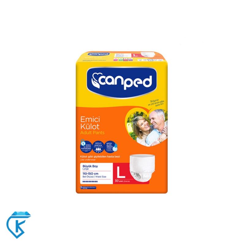پوشک بزرگسالان Canped جانپد سایز Large تعداد فروش 6 عدد