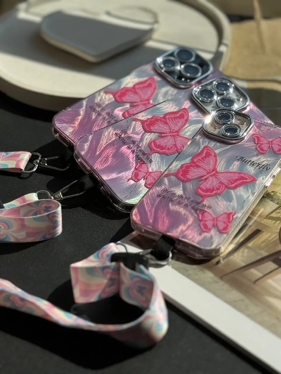 قاب Pink Butterfly