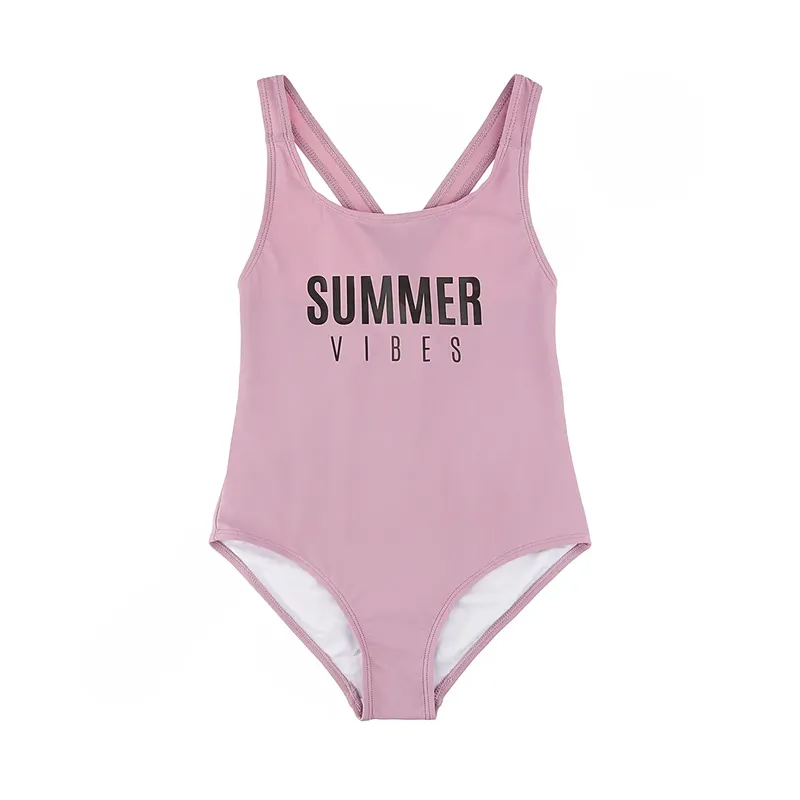 مایو شنا بچه گانه دخترانه یک تکه SUMMER VIBES HMK