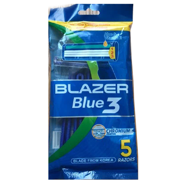 ژیلت 3 لبه 5 عددی صابوندار بلیزر ( اصل ) BLAZER