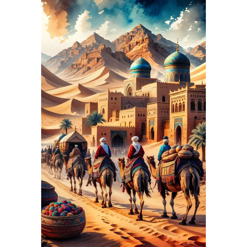تابلو نقاشی الماسی بزرگسال کد 0011
