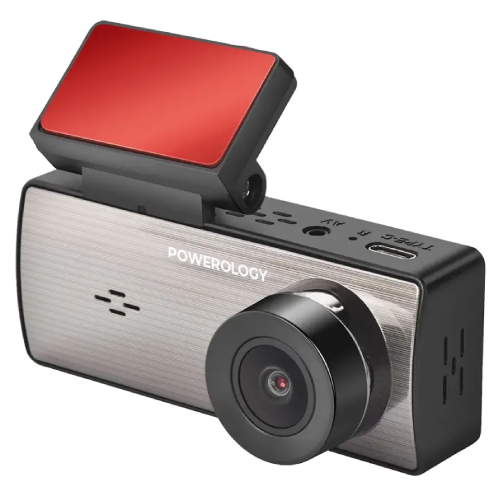 دوربین ثبت وقایع دوگانه اتومبیل پاورولوژی (Powerology Dual Recording Dash Camera PDCAM2K1)