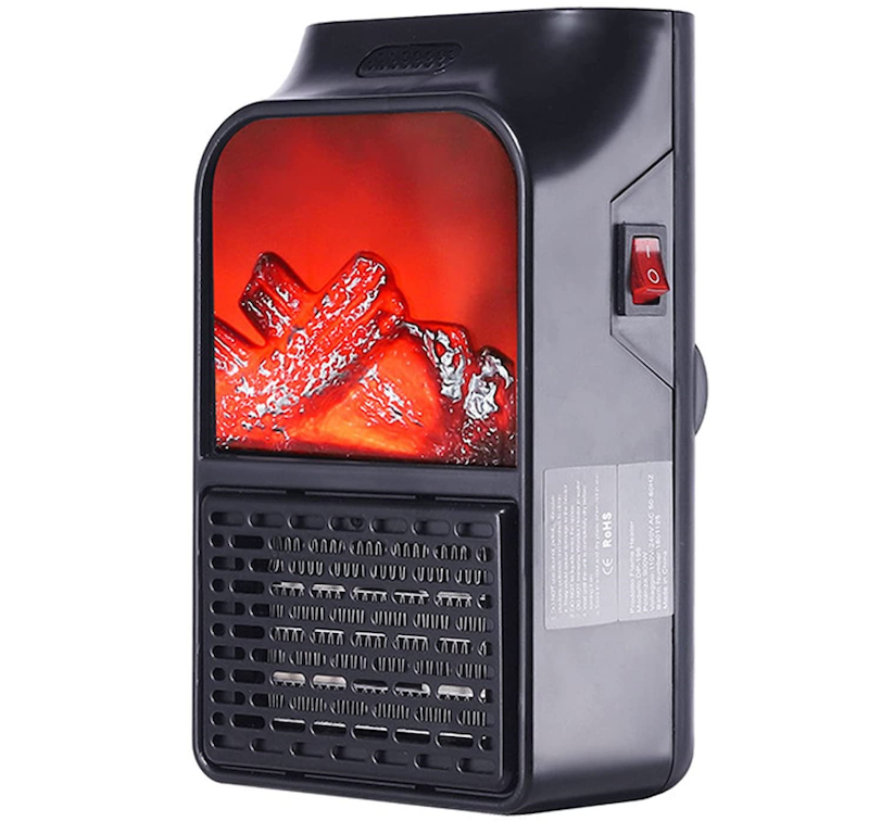 فن هیتر پریزی 1000 وات فلیم طرح شومینه مدل Flam Heater