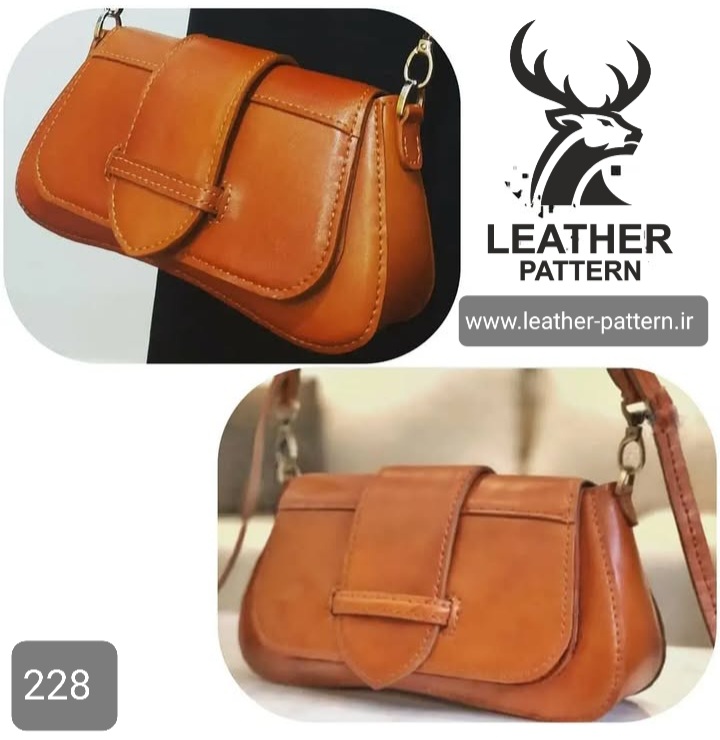 الگو کیف دوشی زنانه چرم کد F-228