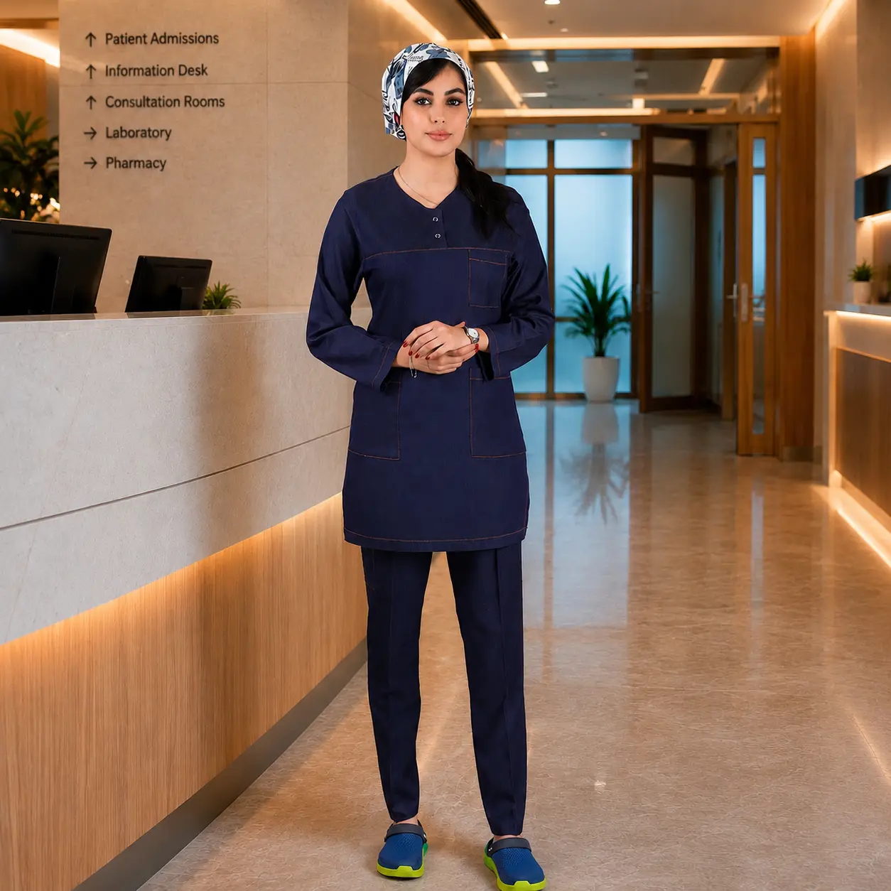 تونیک شلوار مدل (Cizgi Medical) طرح جین