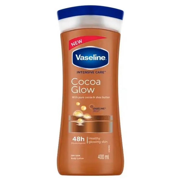 لوسیون بدن وازلین Vaseline مدل Intensive Care Cocoa Glow