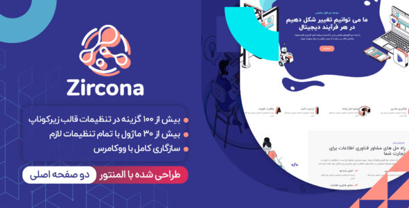 قالب Zircona، پوسته خلاقانه زیرکونا