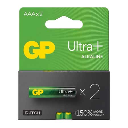 باتری نیم قلمی آلکالاین (GP Ultra+ALKALINE+150%)