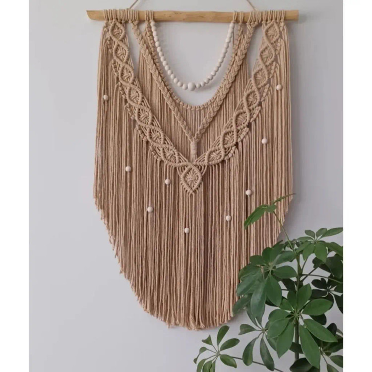 دیوارکوب مکرومه کد 155 برند گره چی و رنگ دلخواه