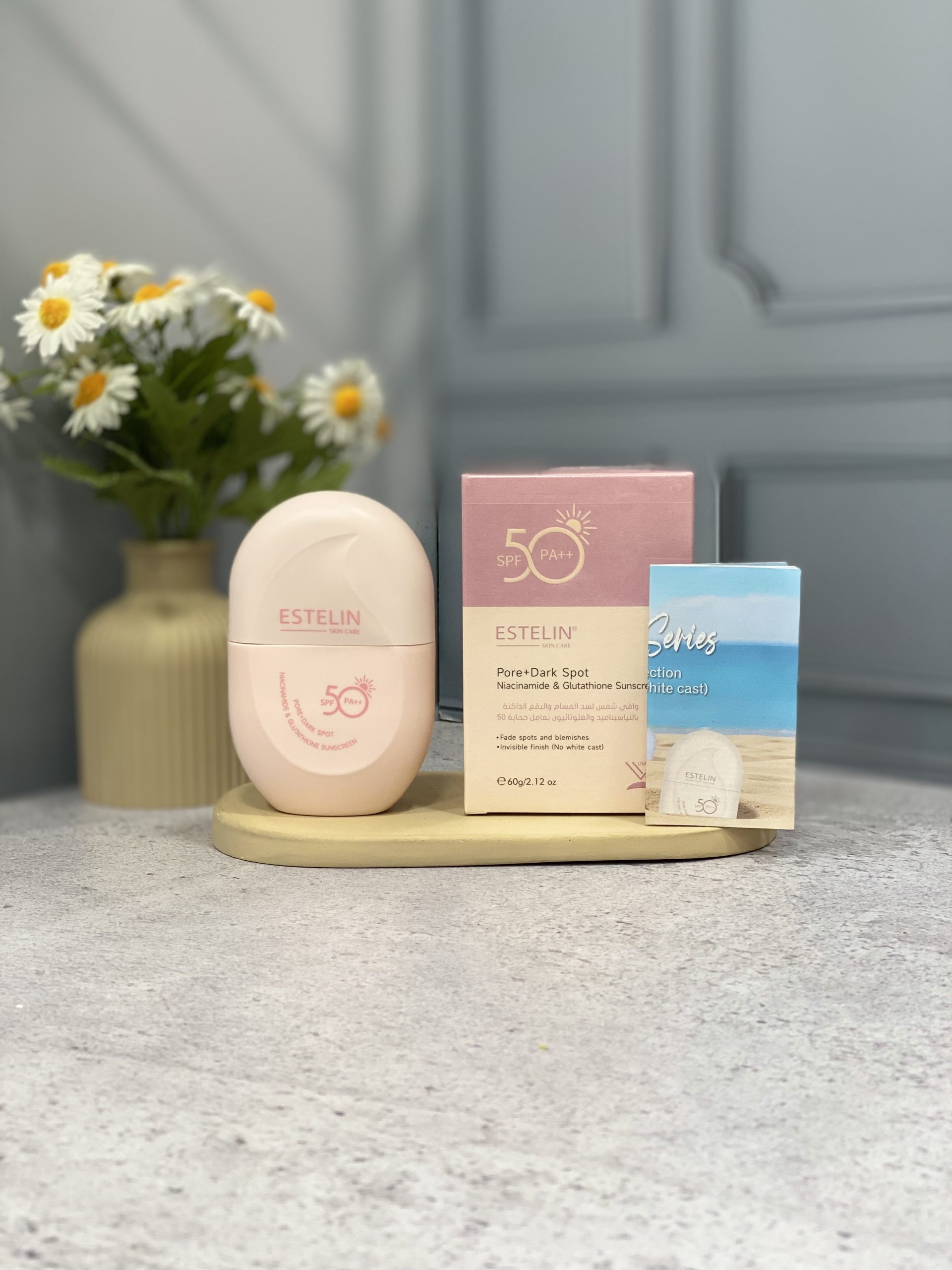 ضد آفتاب نیاسینامید و گلوتاتیون استیلن SPF50 PA++ روشنکننده و محافظتکننده پوست