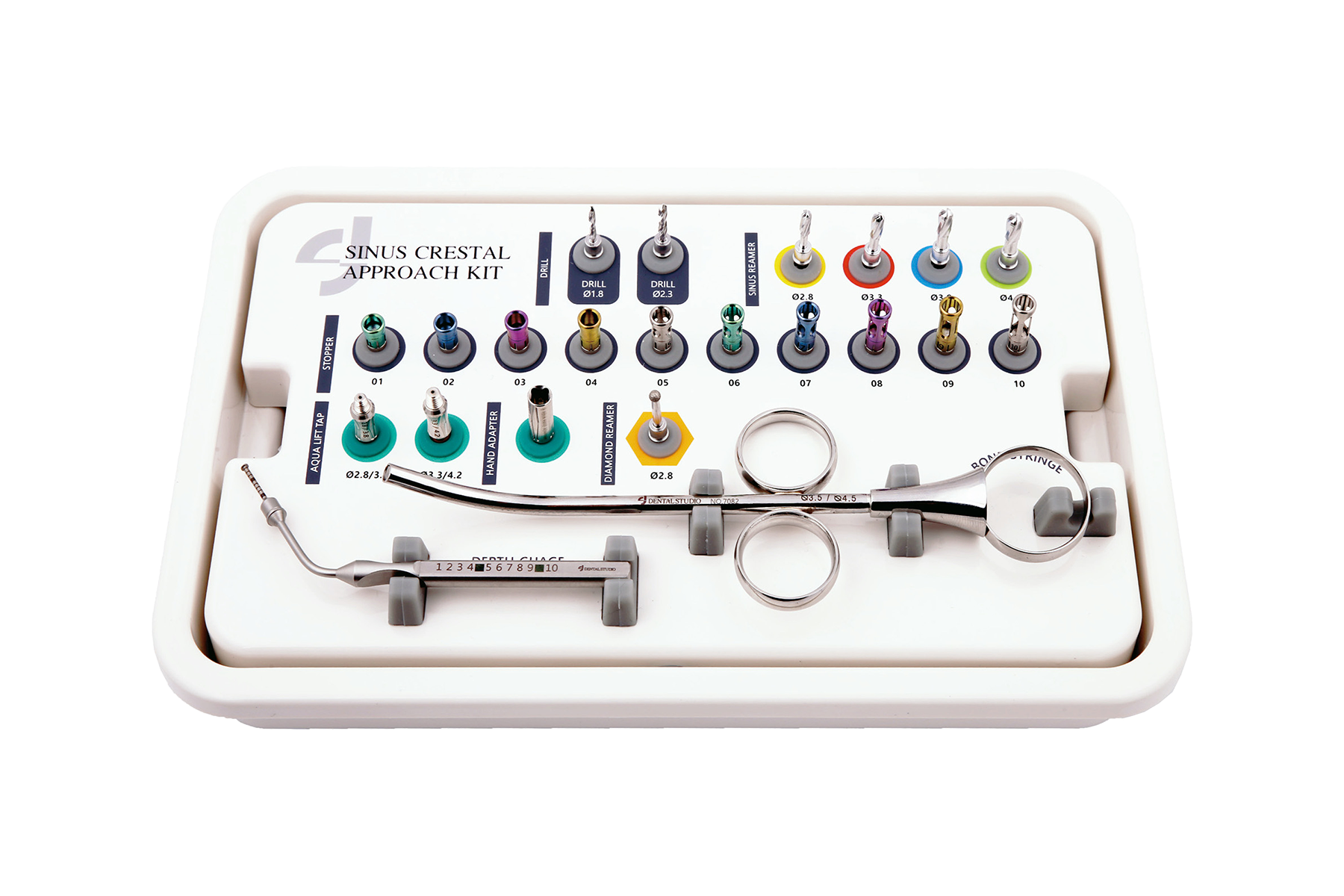 کیت جراحی سینوس بسته (کلوز یا کرستال) Dental studio -Sinus Crestal Approach Kit