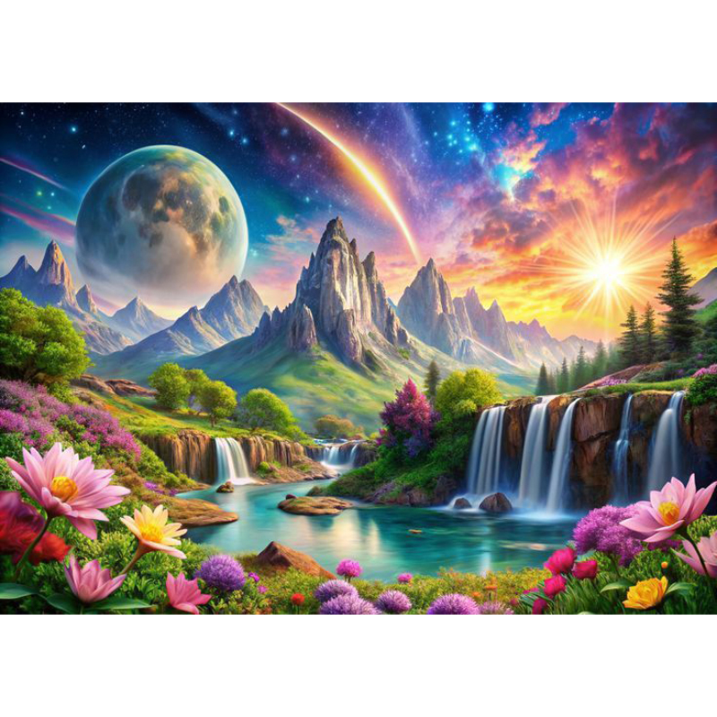 تابلو نقاشی الماسی بزرگسال کد 0251