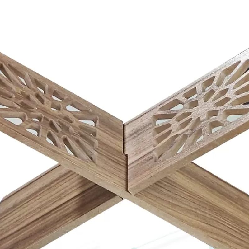 رحل MDF طرح پنجره مربعی