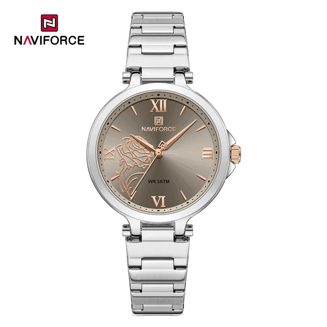 ساعت مچی زنانه naviforce nf5060 sgy