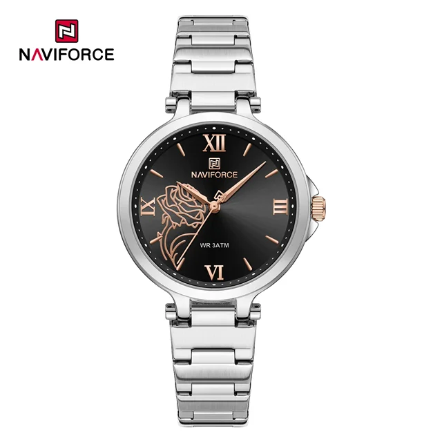 ساعت مچی زنانه naviforce nf5060 sb