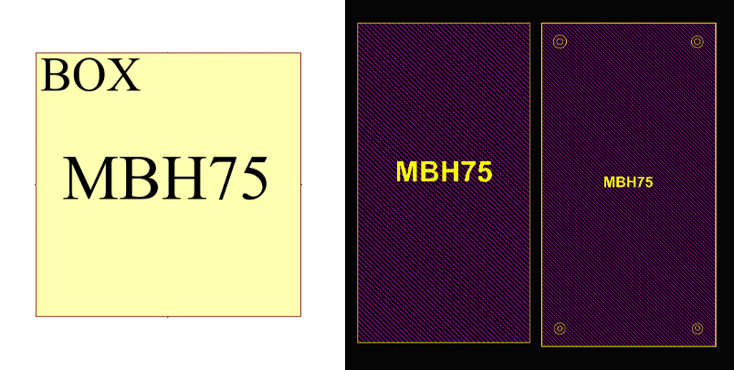 فوت پرینت و ۳ بعدی باکس MBH75