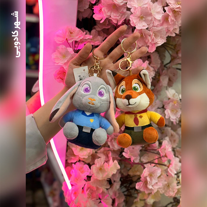 آویز عروسکی خرگوش و روباه زوتوپیا