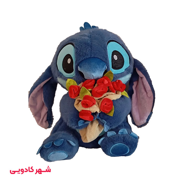عروسک استیچ گل بدست