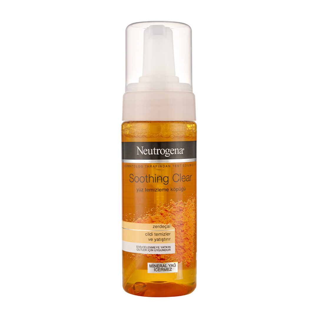فوم شستشو زردچوبه Clear & soothe نوتروژینا