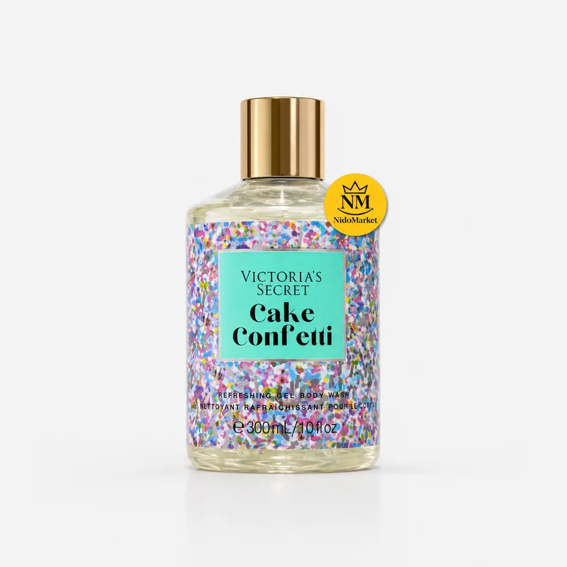 ژل شستشوی بدن ویکتوریا سکرت مدل Cake Confetti