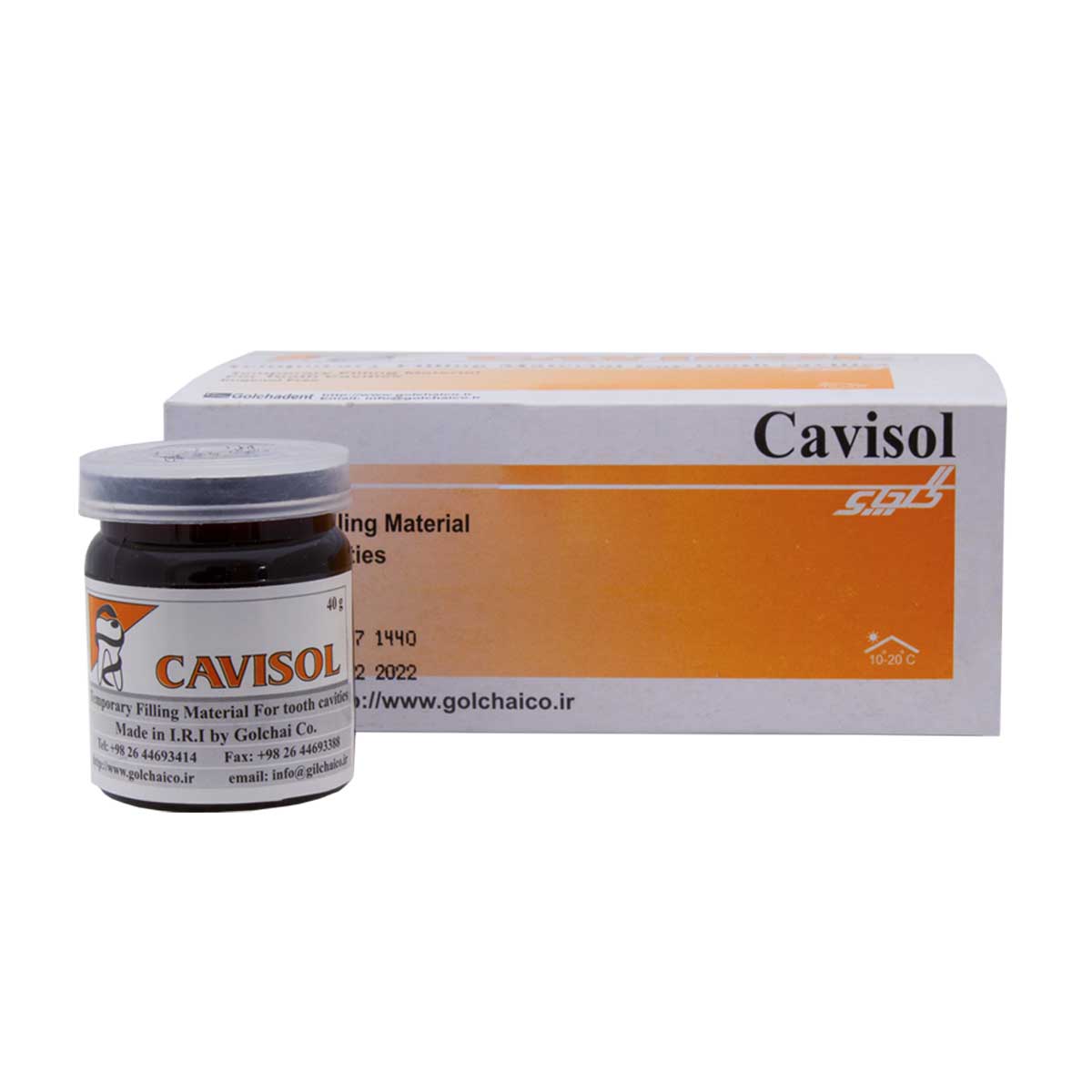 خمیر پانسمان موقت کاویزول 40 گرمی Cavisol Temporary Filling