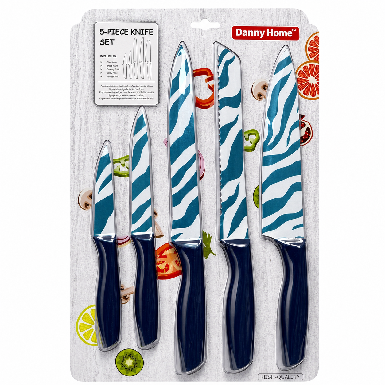سرویس چاقو ۵ تکه دنی هوم Danny Home |کد6526