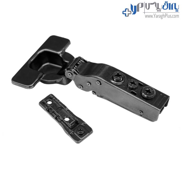 لولا آرام بند کابینت روکار کلیپسی رنگ مشکی تیتانیوم با پایه خطی 3D فانتونی A104