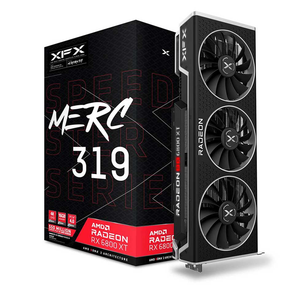گرافیک ایکس اف ایکس مدل XFX SPEEDSTER MERC 319 Radeon RX 6800 XT Gaming ظرفیت 16 گیگ
