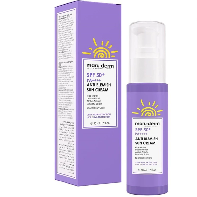 کرم ضد آفتاب SPF 50+ ضد جوش و ضد لک مارودرم 50 میل